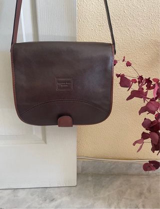 Bolso Nazario Rego de Piel Marrón