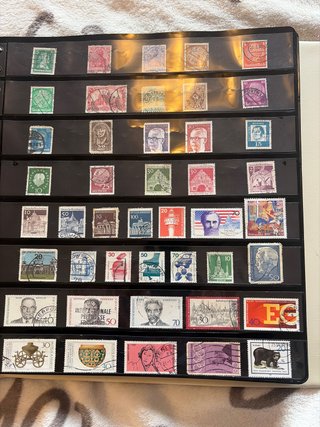 Lote de 44 Sellos de Alemania con Matasellos