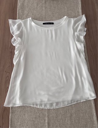 Blusa blanca Zara