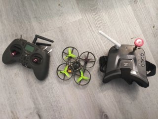 Kit Dron FPV con Gafas y Emisora