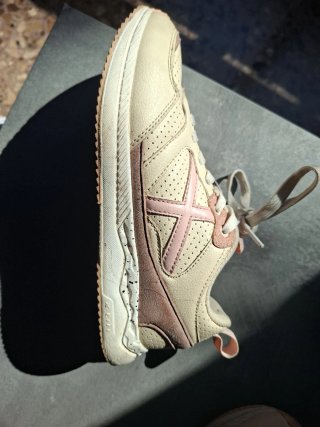 Zapatillas Munich Beige y Rosa