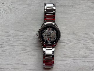 Reloj Ricoh Skeleton Plateado (Precio negociable)