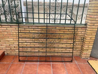Reja de Hierro Forjado Verde