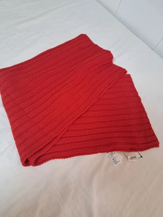 Bufanda Roja de Punto