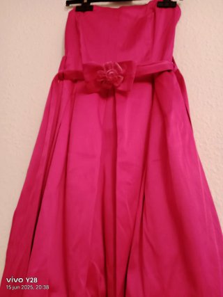 Vestido de fiesta rosa