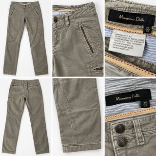 Pantalón Massimo Dutti Verde Talla 38