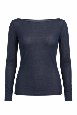 Top Ultrafino Azul Marino