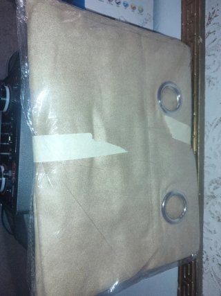 Lote de 2 Cortinas Beige