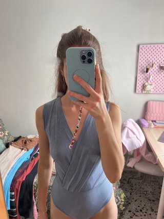 Body Azul Grisáceo
