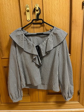 Blusa Zara de Cuadros Vichy