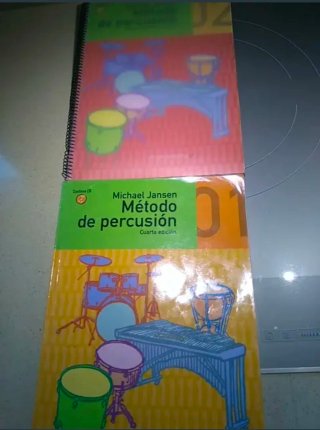 Libros Método de Percusión 01 y 02