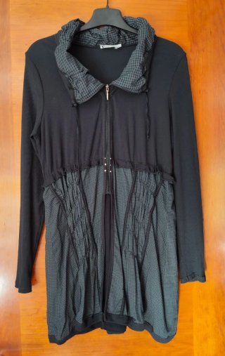 Jersey Túnica Negro y Gris