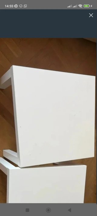 URGE REGALO Mesa auxiliar blanca