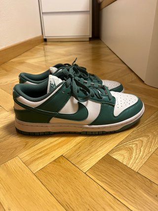 Zapatillas Nike Dunk Verde y Blanco