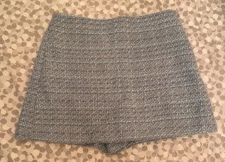 Falda pantalón de cuadros Zara