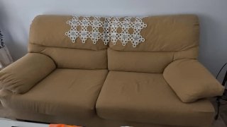 Sofá de 2 plazas beige, recoger en Huelva