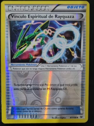 Carta Pokémon Vínculo Rayquaza [Reverse] 87