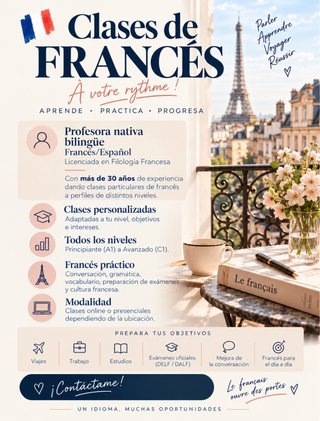 Clases particulares de francés - 15€