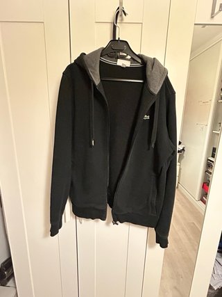 Sudadera con capucha Lacoste negra