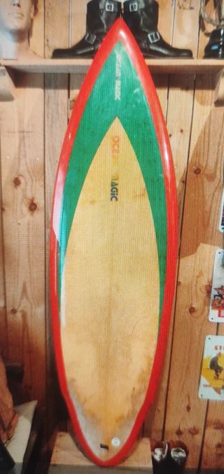 Tabla de Surf Vintage Ocean Magic