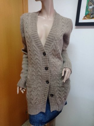Cárdigan de Lana Alpaca Massimo Dutti