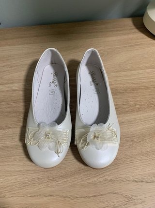 Zapatos de comunión Bubble Kids blancos
