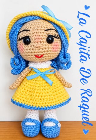 Muñeca Amigurumi Artesanal 25 cm