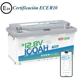 Batería LiFePO4 Redodo 12V 100Ah Bluetooth
