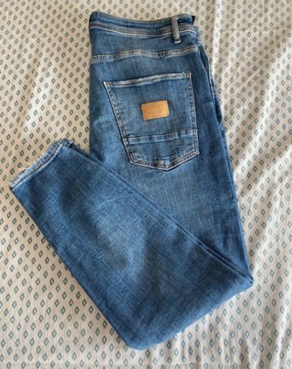 Pantalón Vaquero Zara Azul