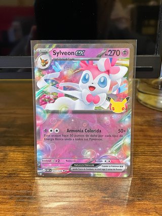 Sylveon EX 071/128 Pokemon 30 Aniversario ESP