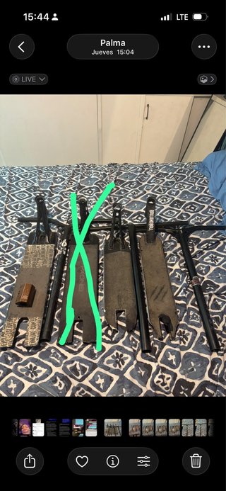 Lote de piezas para scooter freestyle