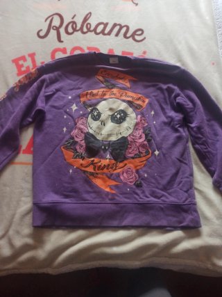 Sudadera Morada Jack Skellington
