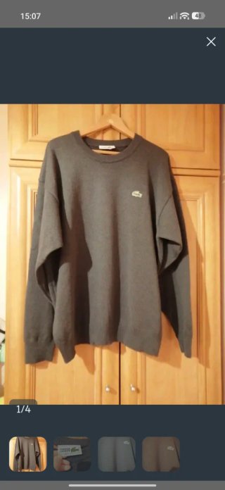 Jersey Lacoste Gris