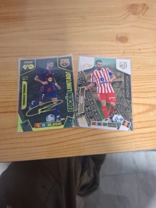 2 Cartas Adrenalyn XL Ferran Torres y Koke