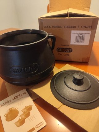 Olla de Hierro Fundido Guison 5 Litros