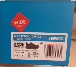 Zapatillas Hoka Clifton 10 Wide Talla 42