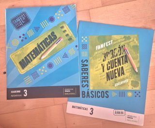 Libros Matemáticas 3ro Primaria. Ed. Edelvives.