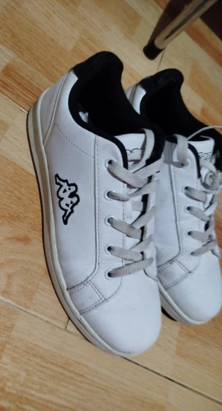 Zapatillas Kappa Blanco y Negro
