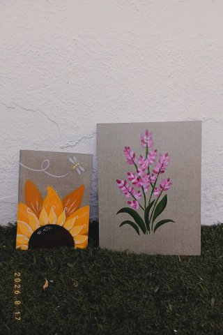 Conjunto de 2 cuadros decorativos