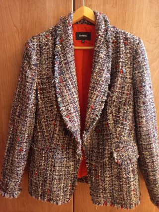 Chaqueta Desigual Estilo Chanel Talla 40