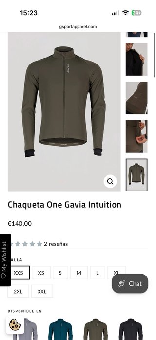 Chaqueta Ciclismo GSPORT One Gavia (Unisex)