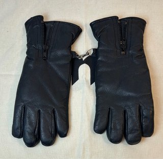 Guantes de Piel con Interior de Seda Talla M