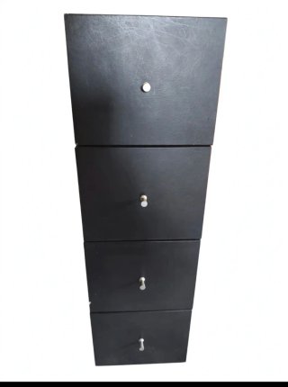 Cajonera Negra 20x35x64 cm