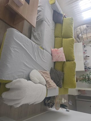 Sofá Chaiselongue Verde
