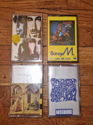 Lote de 4 Casetes de Música