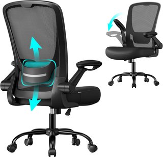 Silla Ergonómica de Oficina Negra