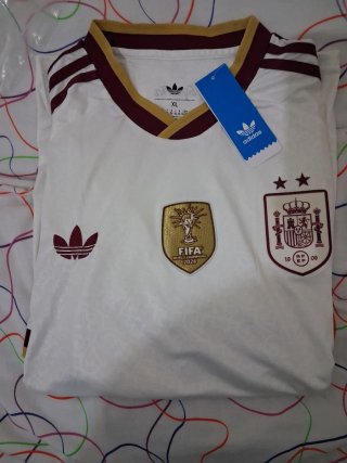 Camiseta España adidas Blanca Talla XL