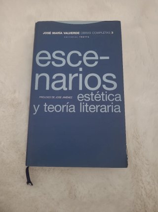 Escenarios José Maria Valverde Obras completas 3
