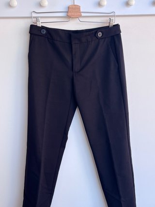 Pantalón de vestir negro Mango Basics