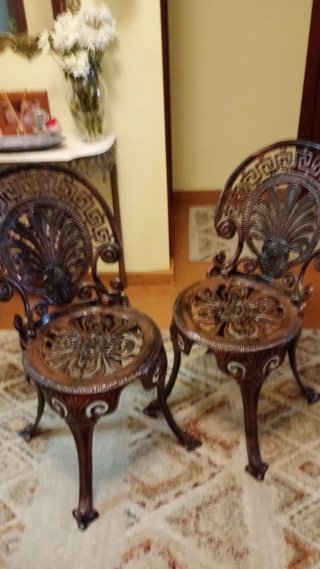 Set de 2 Sillas de Forja